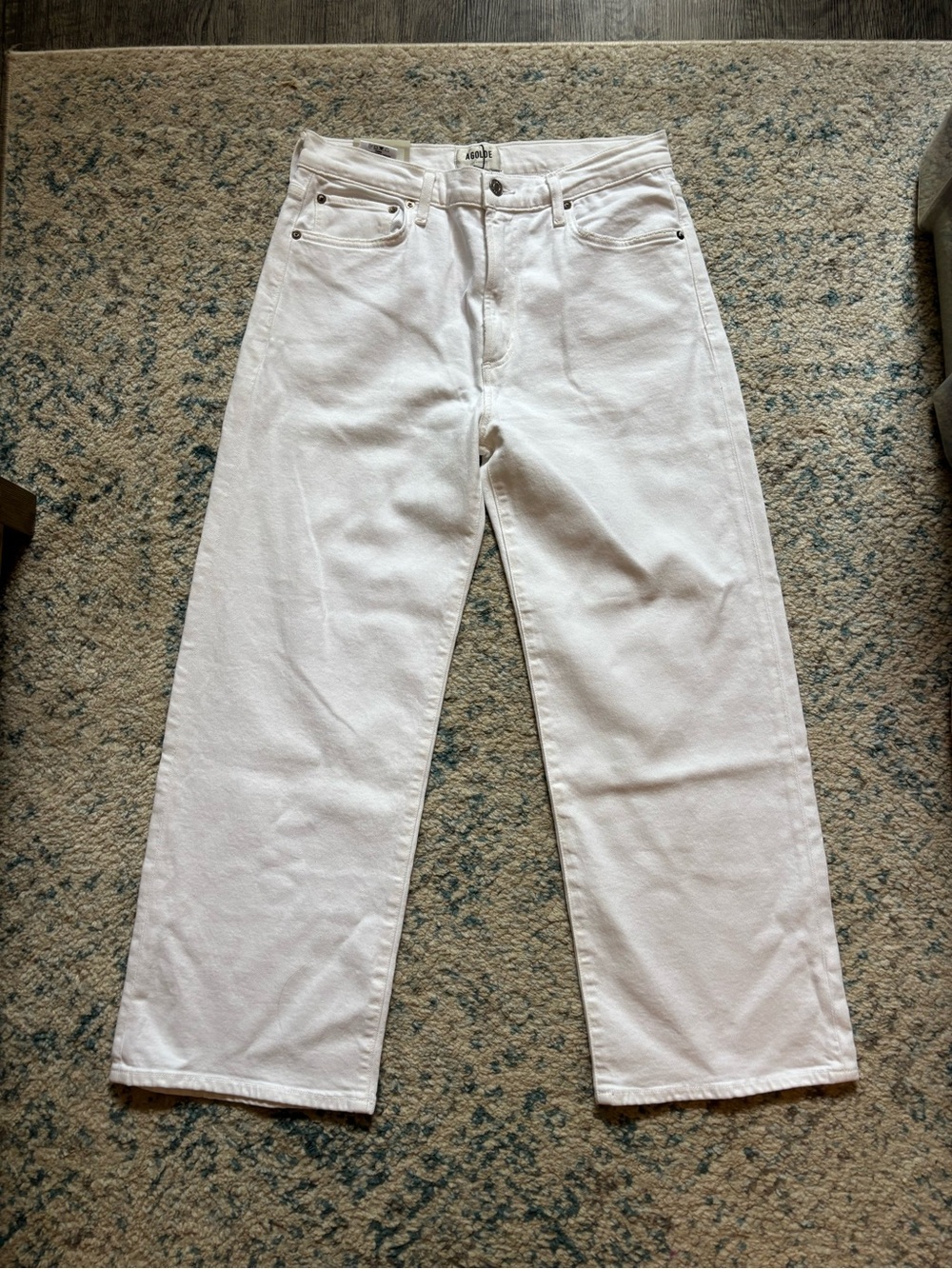 AGOLDE Harper Crop Jean in Sour Cream